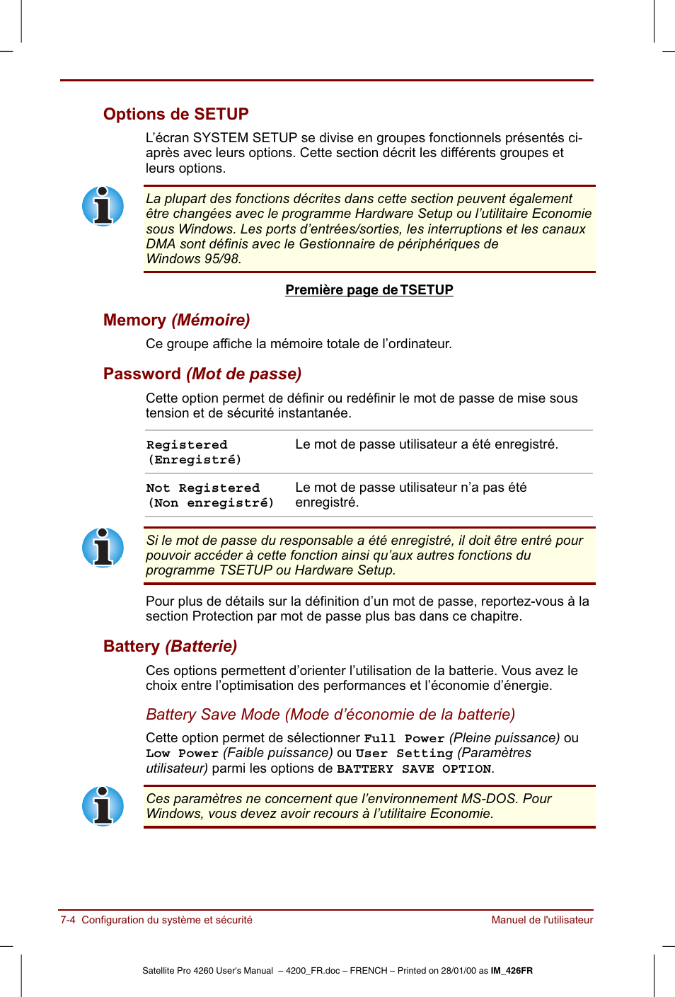 Toshiba Satellite Pro 4220 User Manual | Page 96 / 238