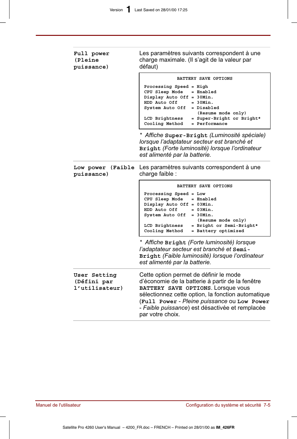 Toshiba Satellite Pro 4220 User Manual | Page 97 / 238