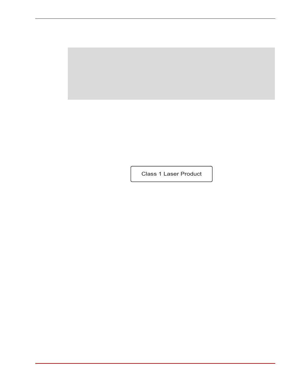 Luokan 1 laserlaite, Järjestelmävaatimukset | Toshiba Gaming Mouse X20 User Manual | Page 39 / 102