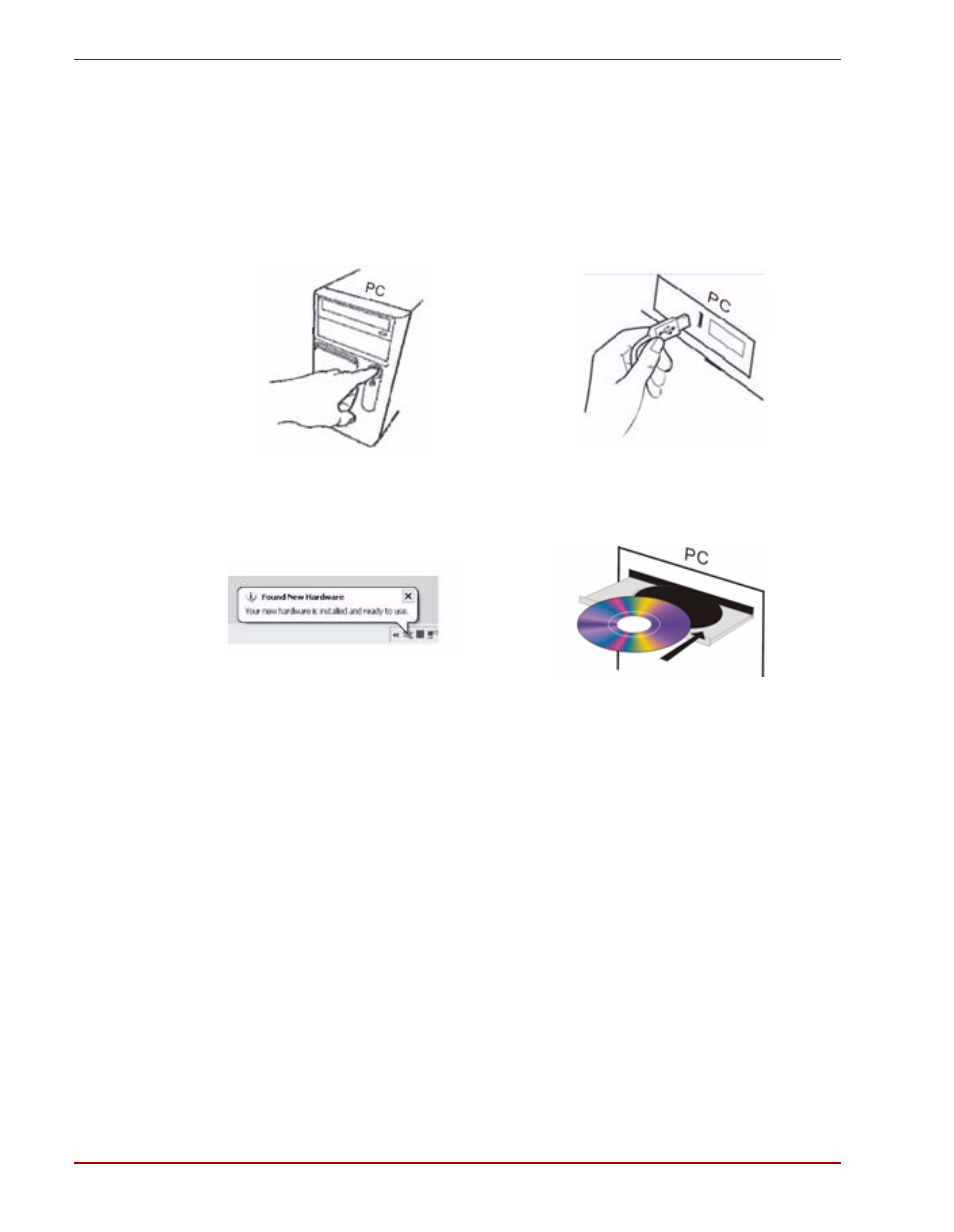 Installation des logiciels, Autres options de connexion, Concentrateur usb | Toshiba Gaming Mouse X20 User Manual | Page 50 / 102