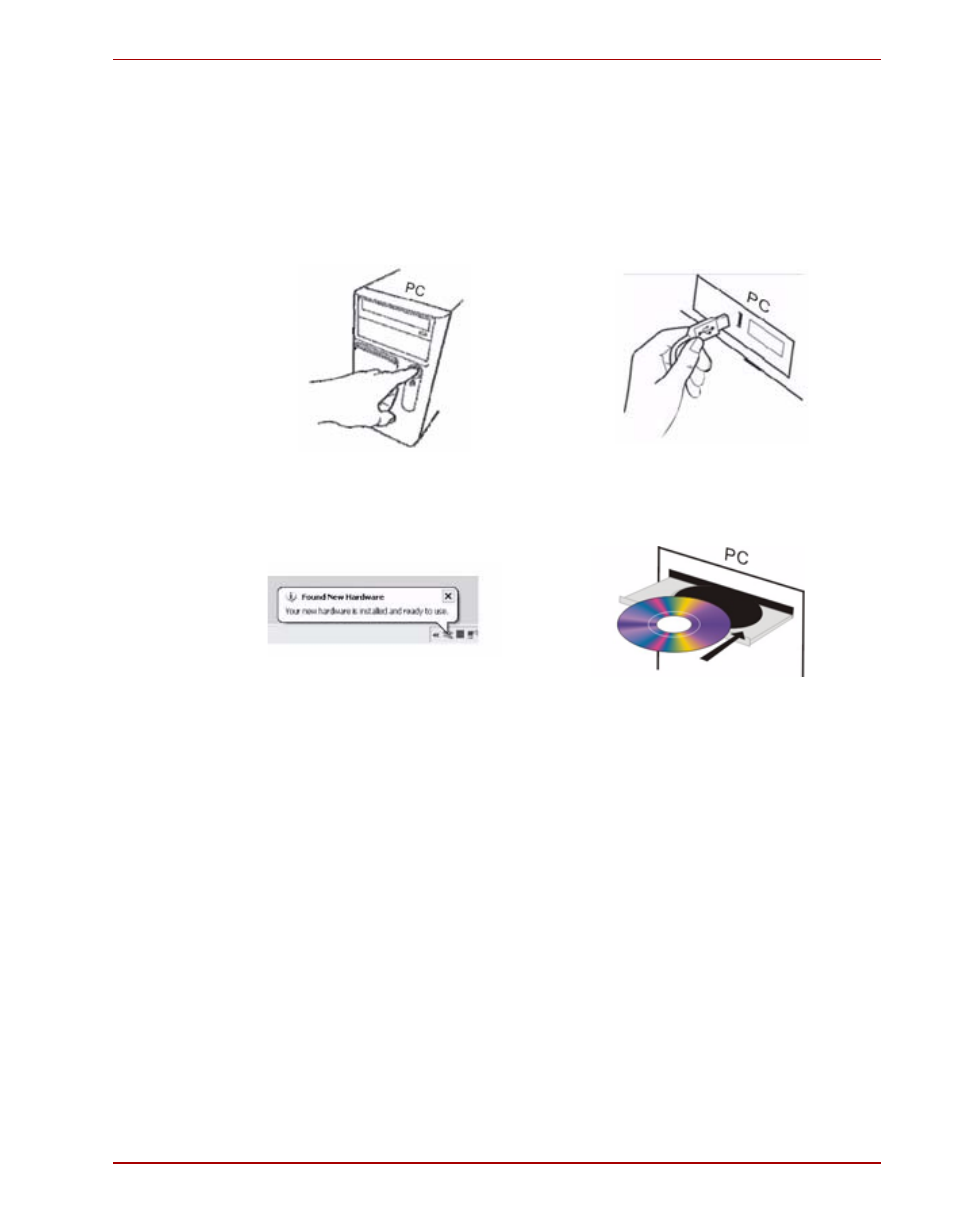 Installere programvare, Andre tilkoplingsalternativer, Usb-hub | Ps/2-tilkopling (bare windows) | Toshiba Gaming Mouse X20 User Manual | Page 77 / 102