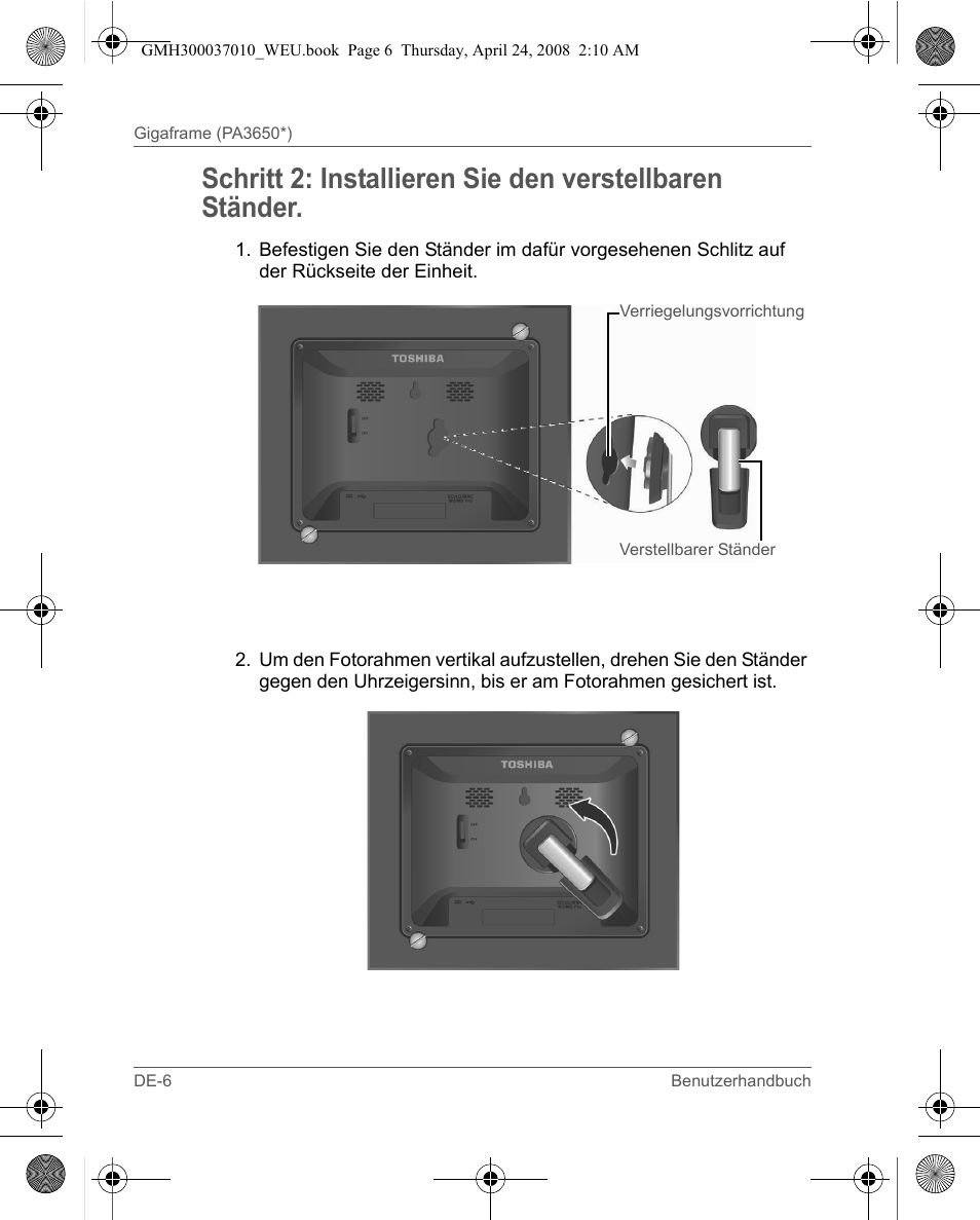 Toshiba Gigaframe Q-Series User Manual | Page 46 / 220