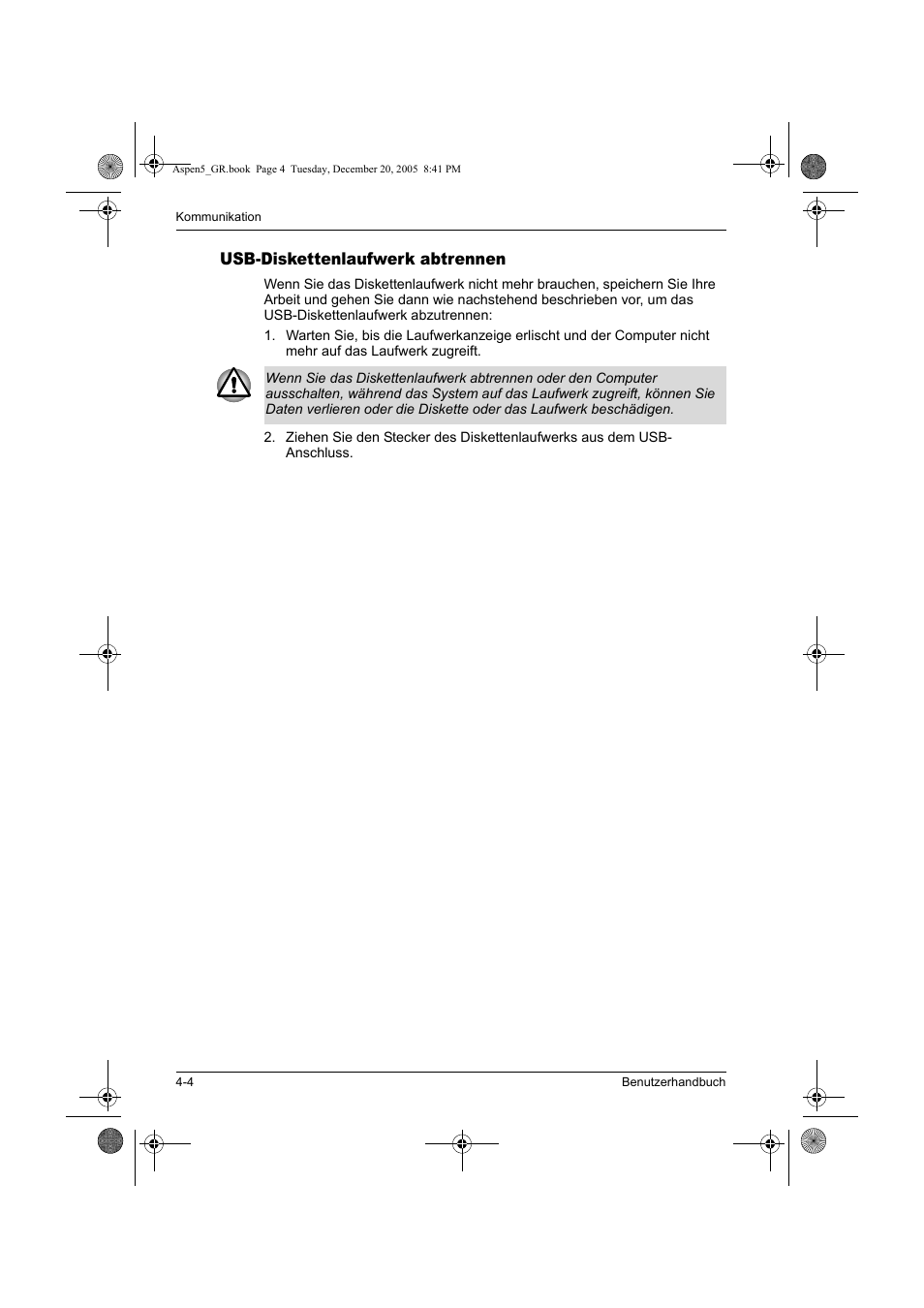 Toshiba Express Port Replicator User Manual | Page 108 / 280