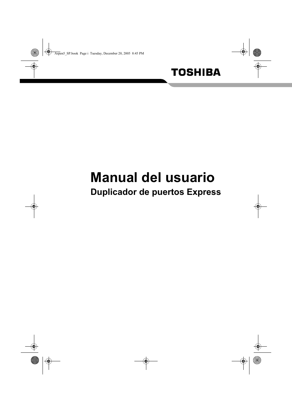 Manual del usuario | Toshiba Express Port Replicator User Manual | Page 121 / 280