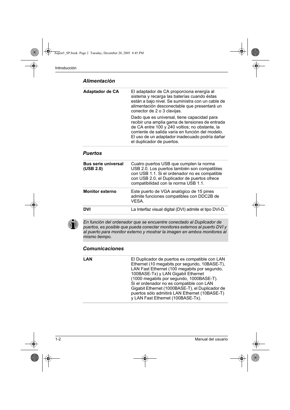 Toshiba Express Port Replicator User Manual | Page 130 / 280