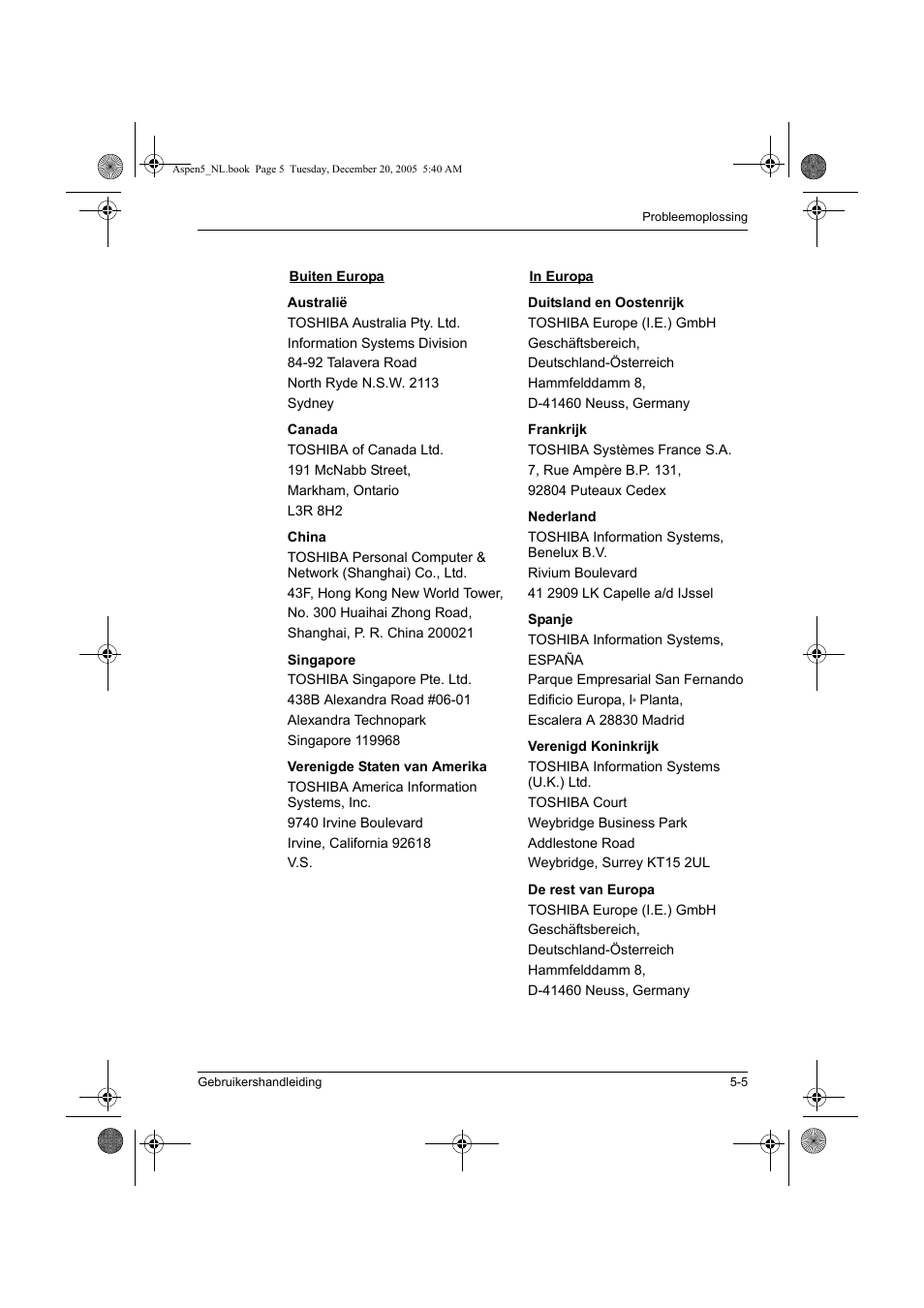 Toshiba Express Port Replicator User Manual | Page 233 / 280