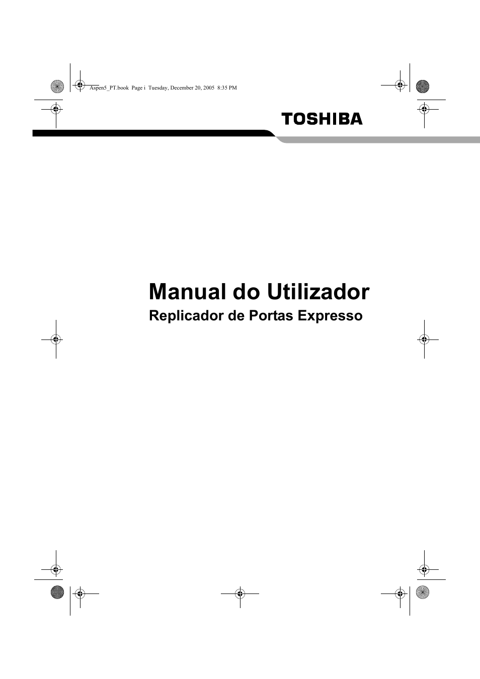 Manual do utilizador | Toshiba Express Port Replicator User Manual | Page 241 / 280