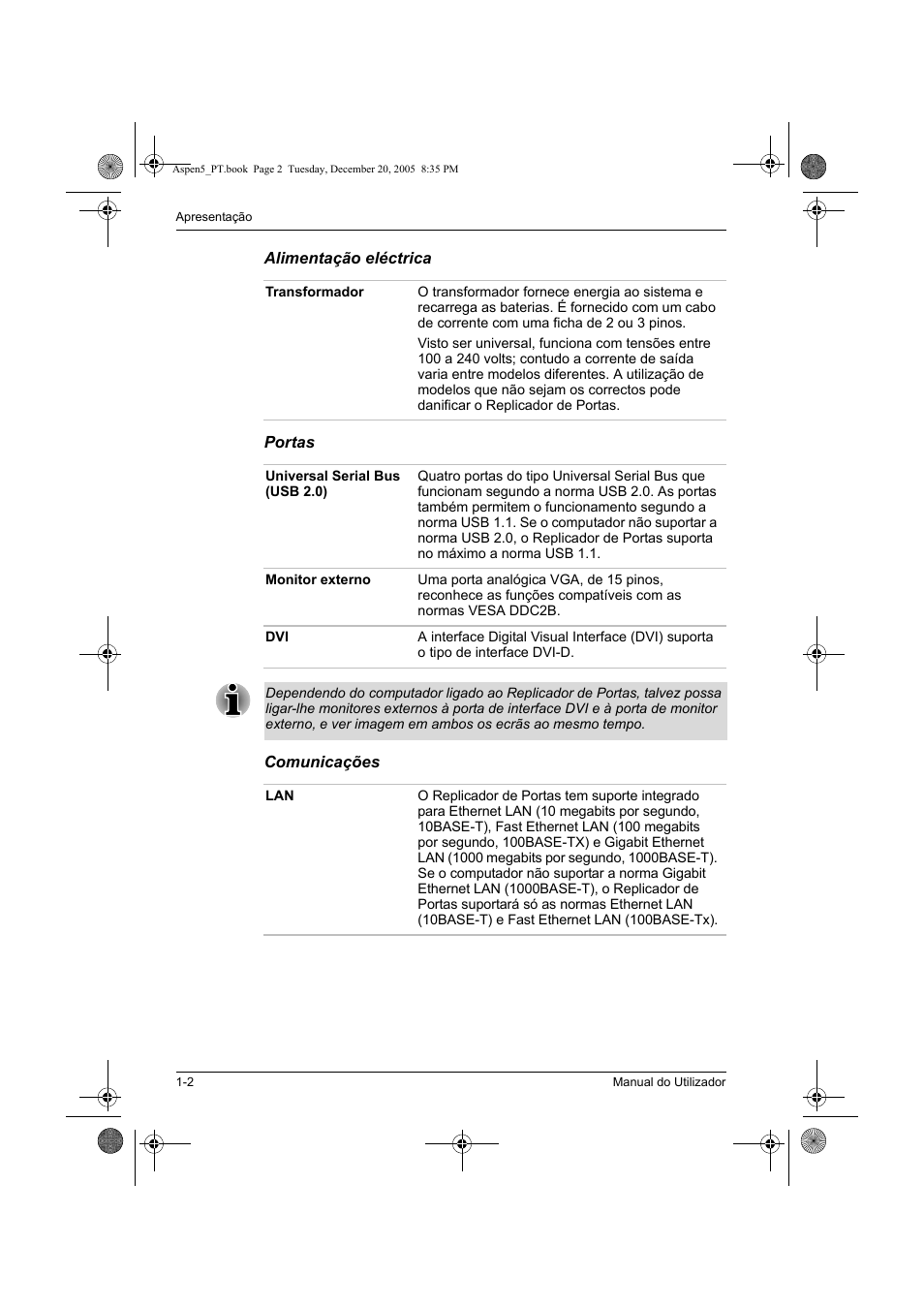 Toshiba Express Port Replicator User Manual | Page 250 / 280