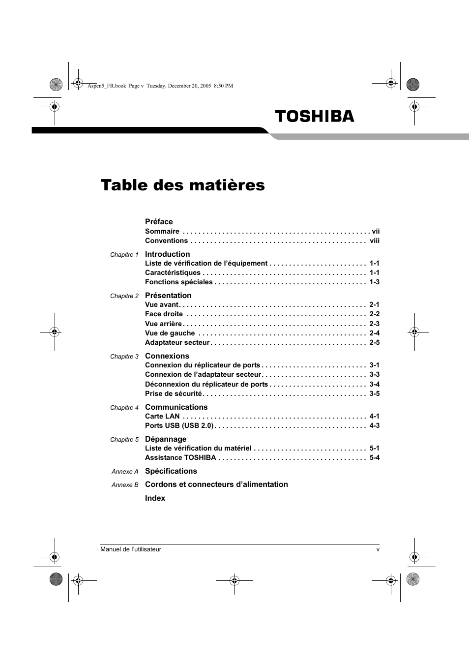 Toshiba Express Port Replicator User Manual | Page 45 / 280
