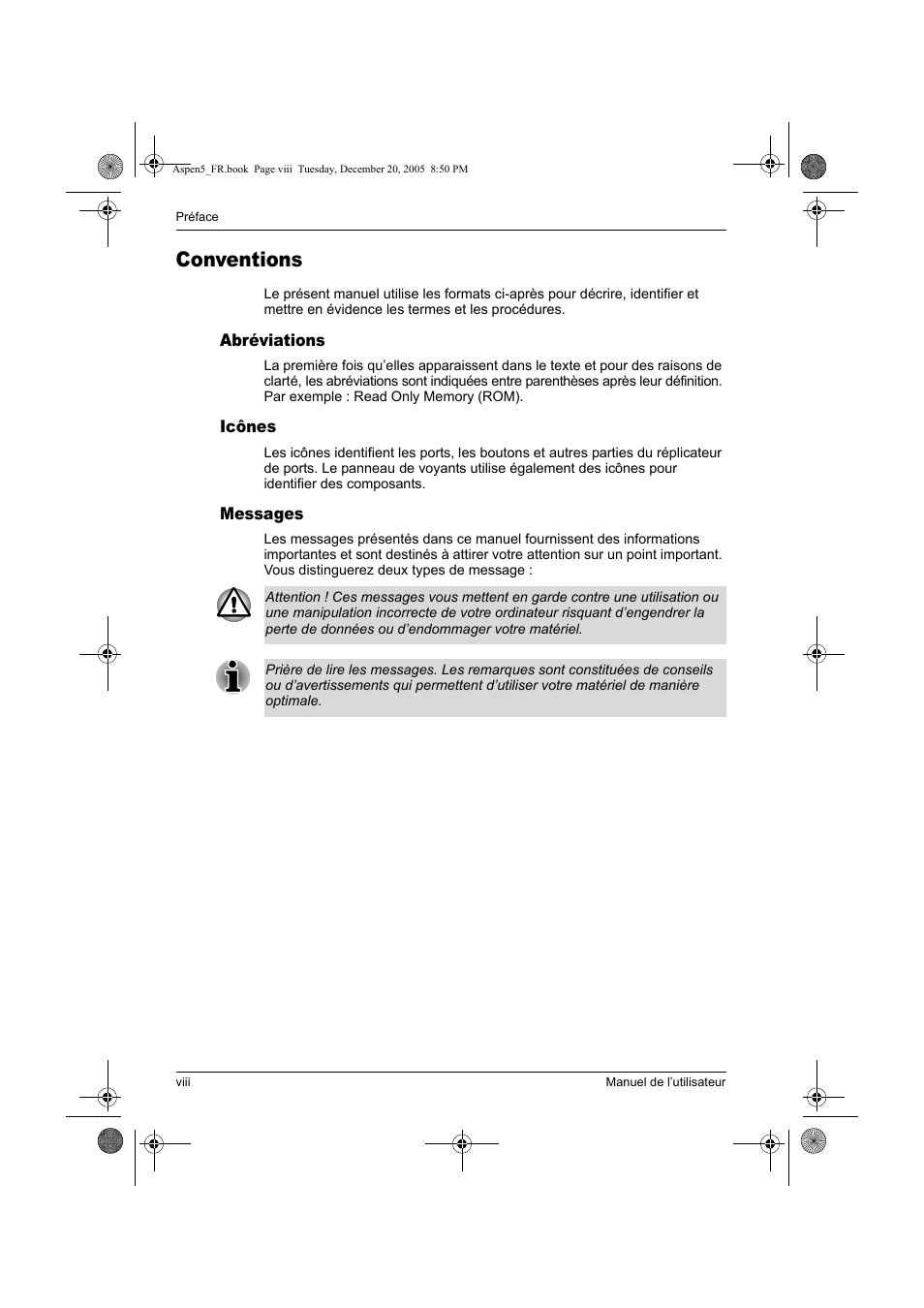 Conventions | Toshiba Express Port Replicator User Manual | Page 48 / 280