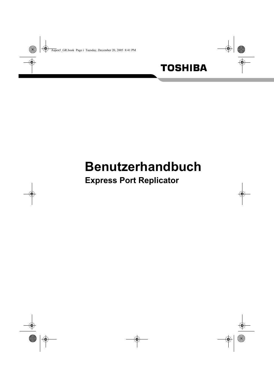 Benutzerhandbuch | Toshiba Express Port Replicator User Manual | Page 81 / 280