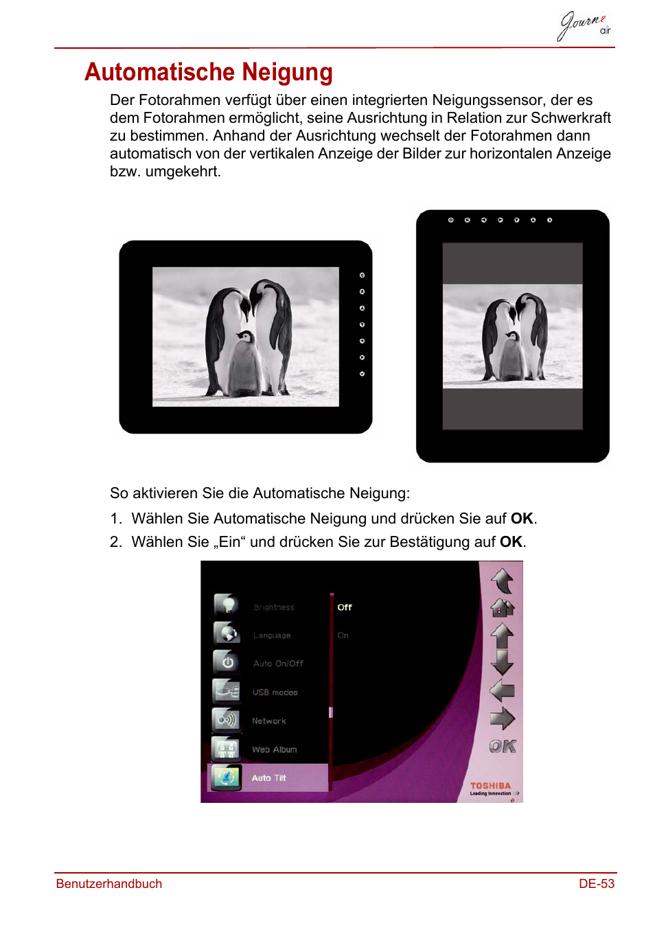 Automatische neigung | Toshiba JournE Air800-801 User Manual | Page 115 / 706