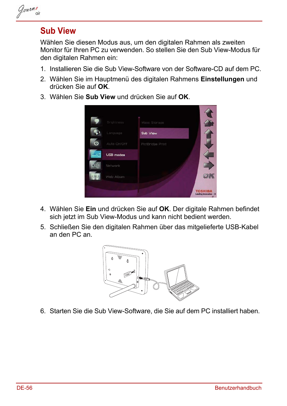 Sub view | Toshiba JournE Air800-801 User Manual | Page 118 / 706