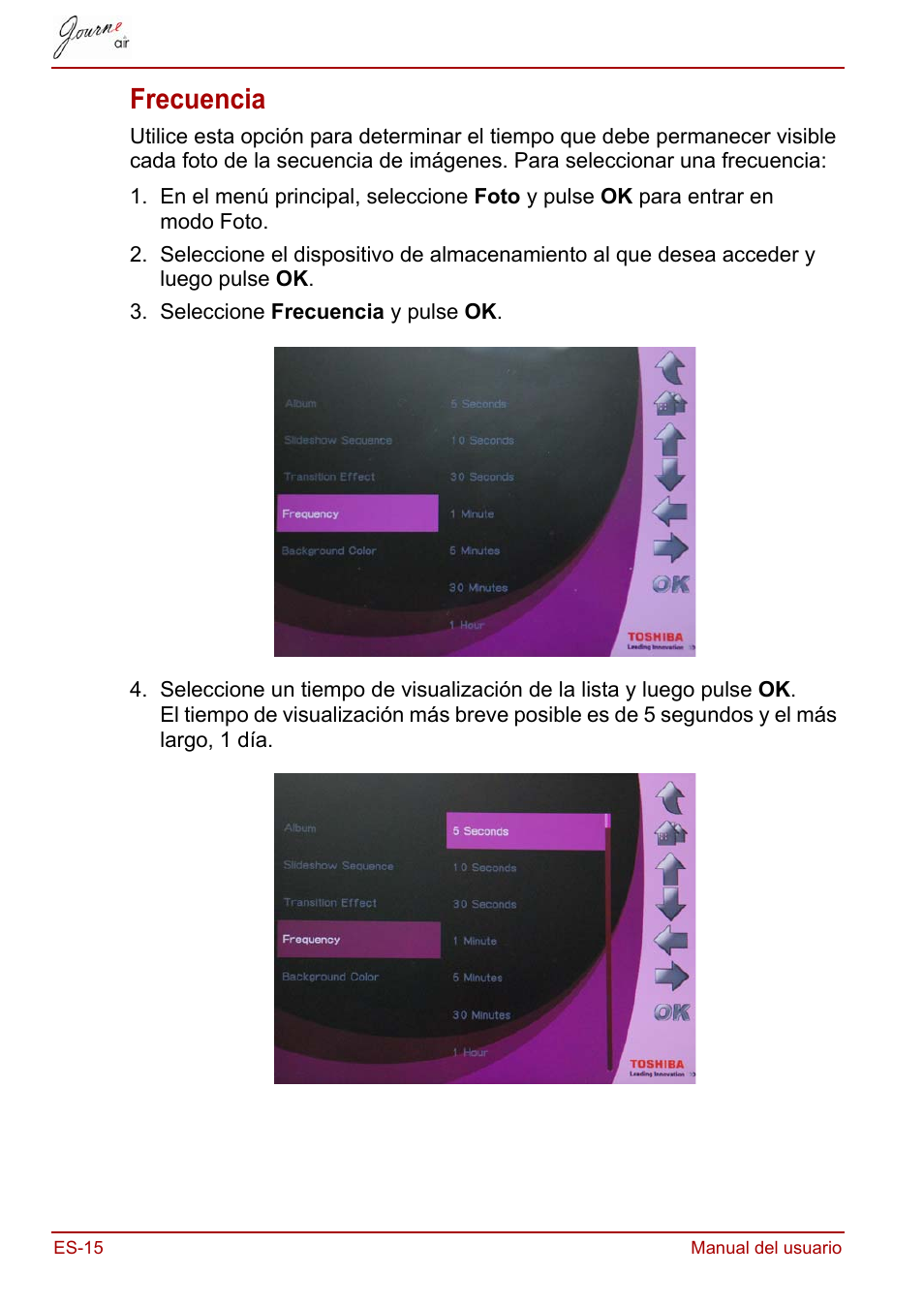 Frecuencia | Toshiba JournE Air800-801 User Manual | Page 208 / 706