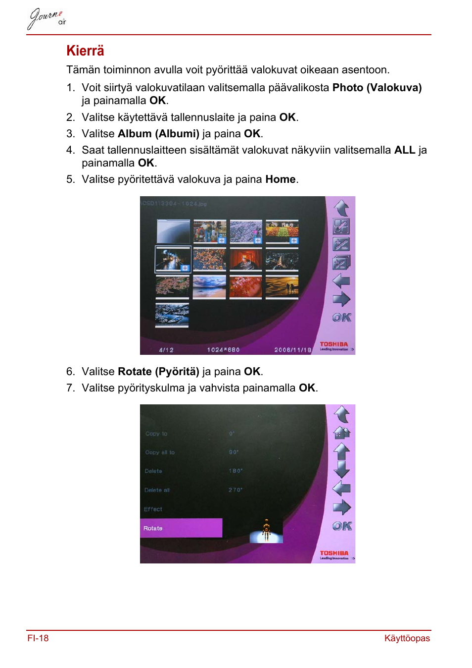 Kierrä | Toshiba JournE Air800-801 User Manual | Page 276 / 706