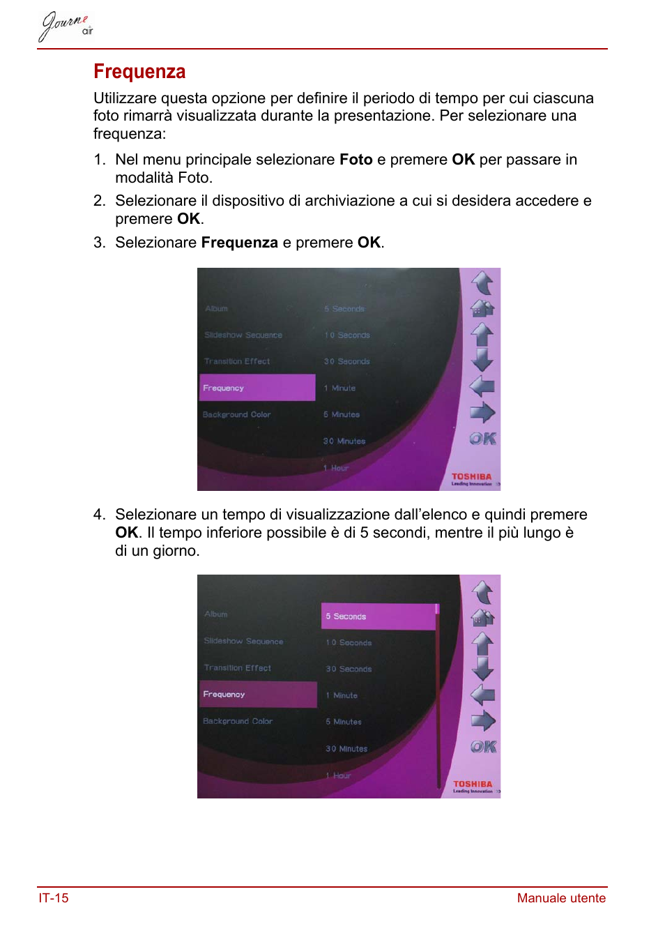 Frequenza | Toshiba JournE Air800-801 User Manual | Page 400 / 706