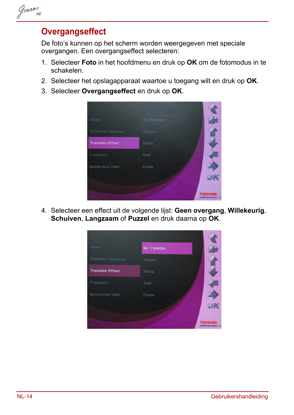 Overgangseffect | Toshiba JournE Air800-801 User Manual | Page 464 / 706