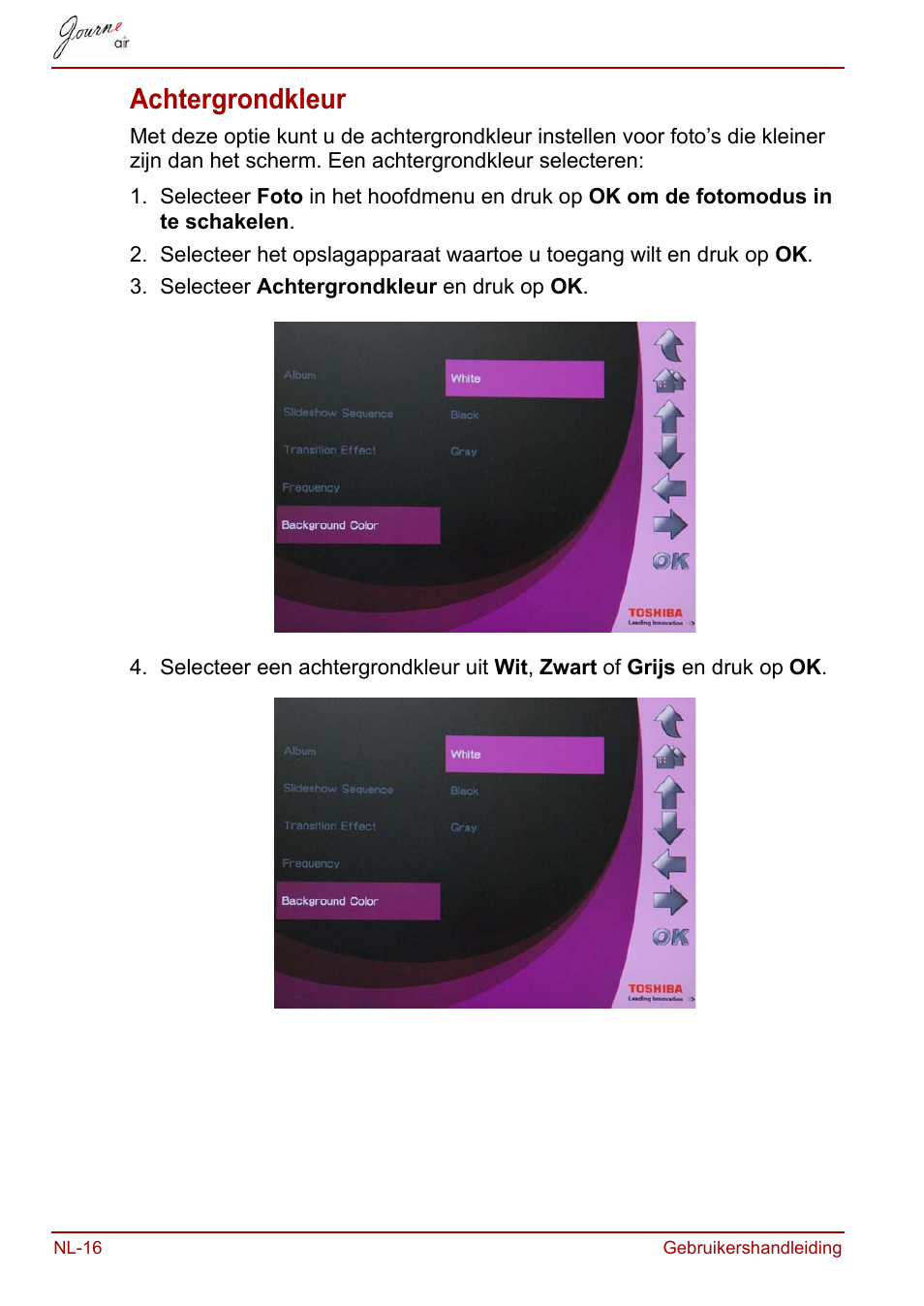 Achtergrondkleur | Toshiba JournE Air800-801 User Manual | Page 466 / 706