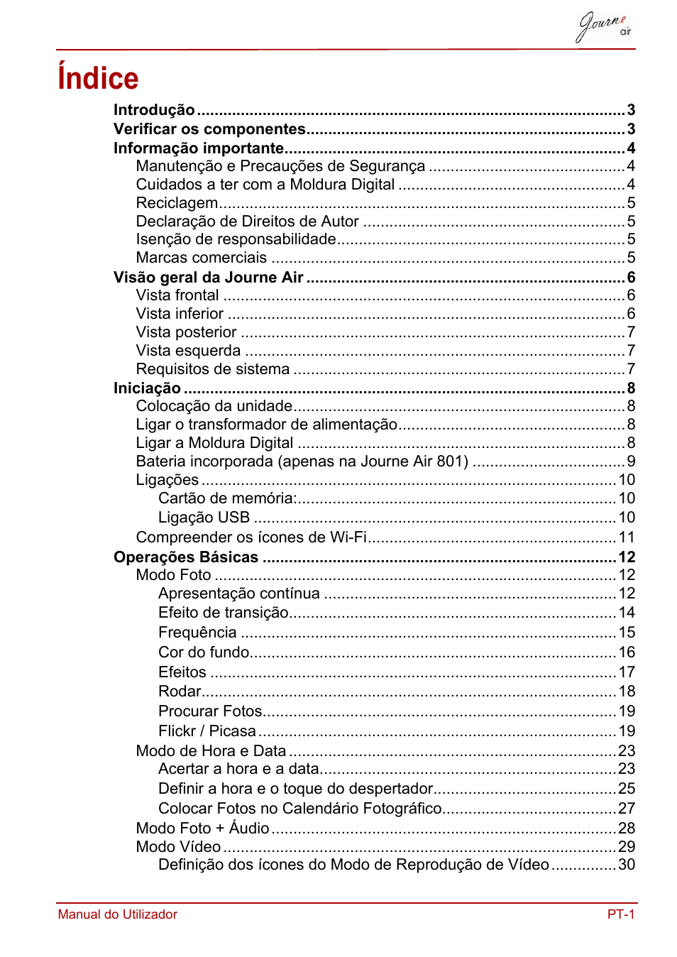 Manual do utilizador, Índice | Toshiba JournE Air800-801 User Manual | Page 579 / 706