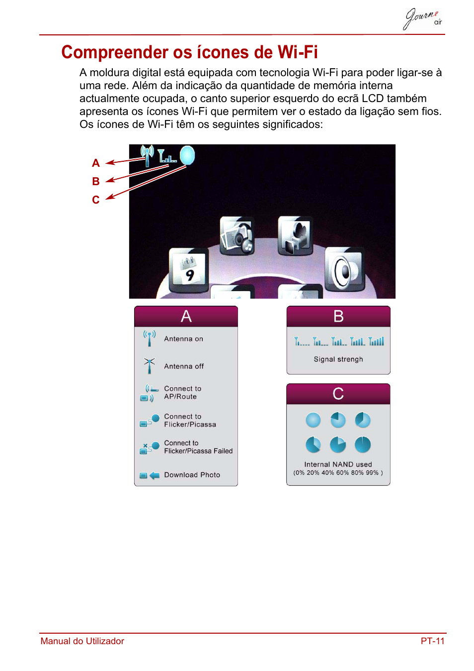 Compreender os ícones de wi-fi | Toshiba JournE Air800-801 User Manual | Page 589 / 706