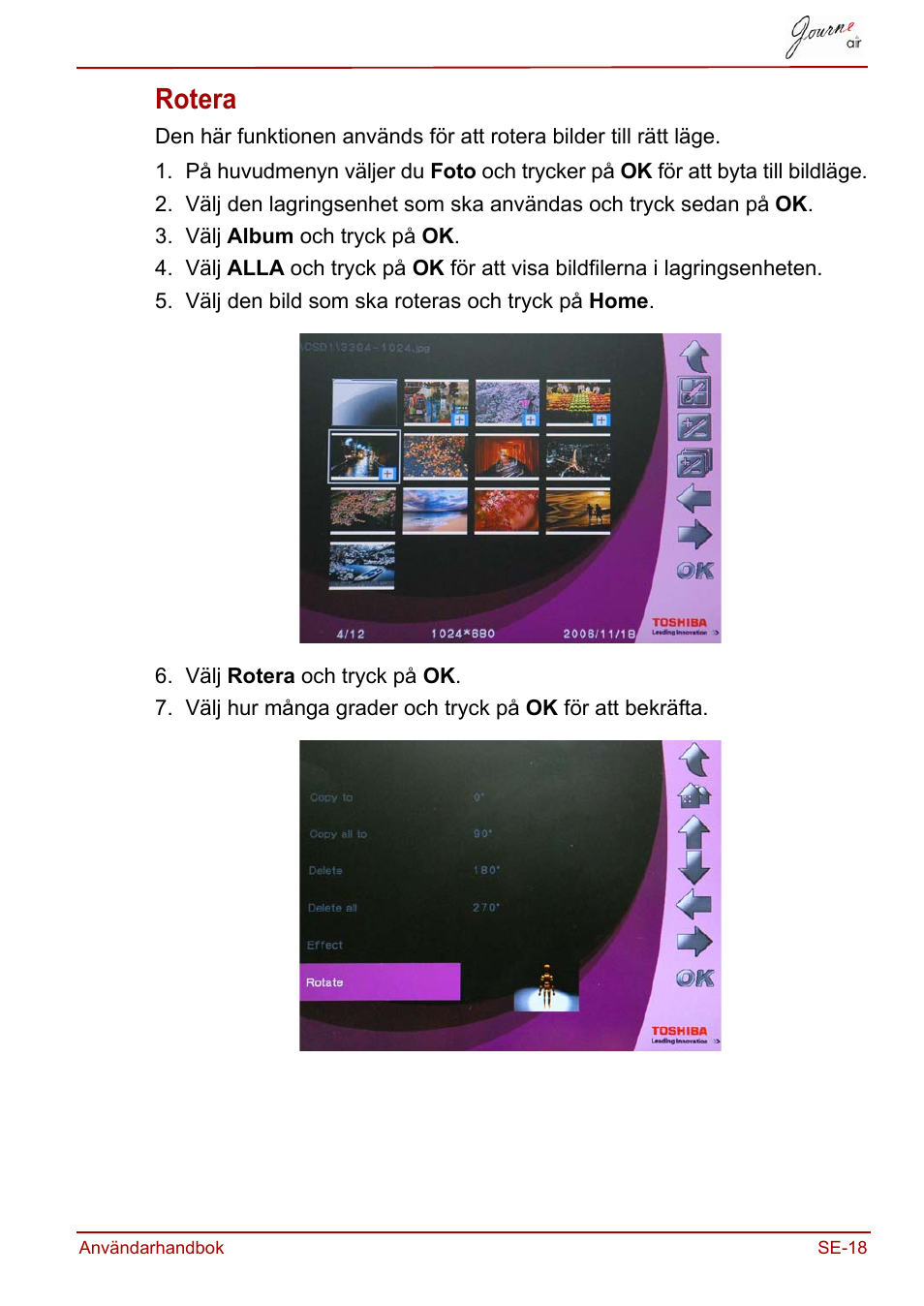 Rotera | Toshiba JournE Air800-801 User Manual | Page 661 / 706