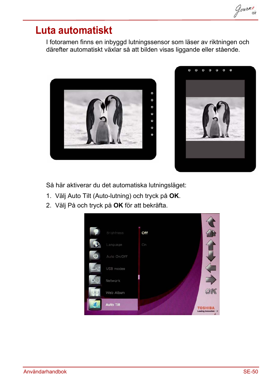 Luta automatiskt | Toshiba JournE Air800-801 User Manual | Page 693 / 706