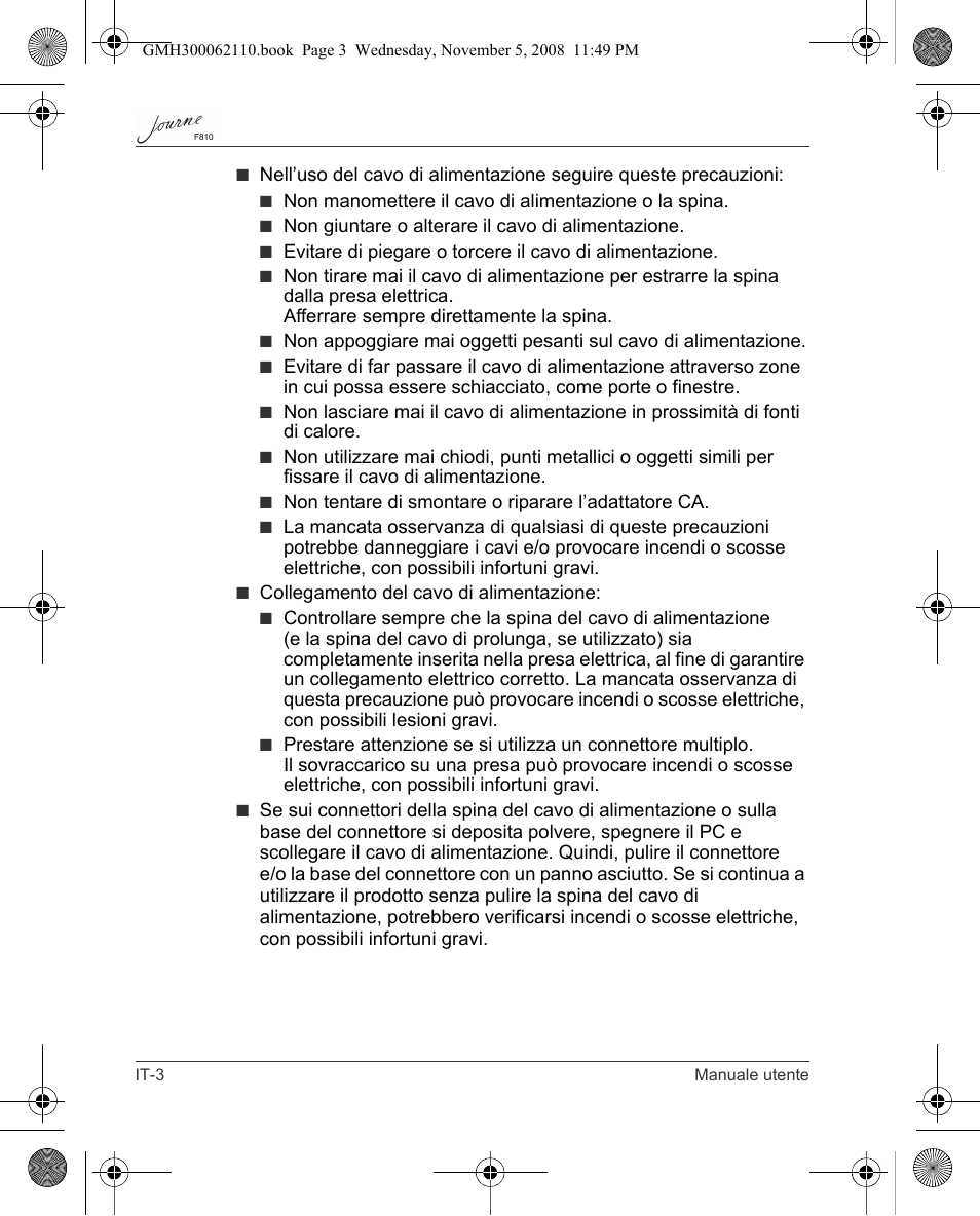 Toshiba JournE F810 User Manual | Page 170 / 308