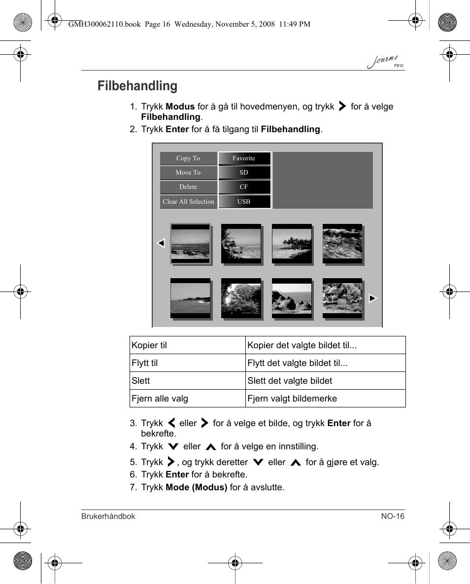 Filbehandling | Toshiba JournE F810 User Manual | Page 239 / 308