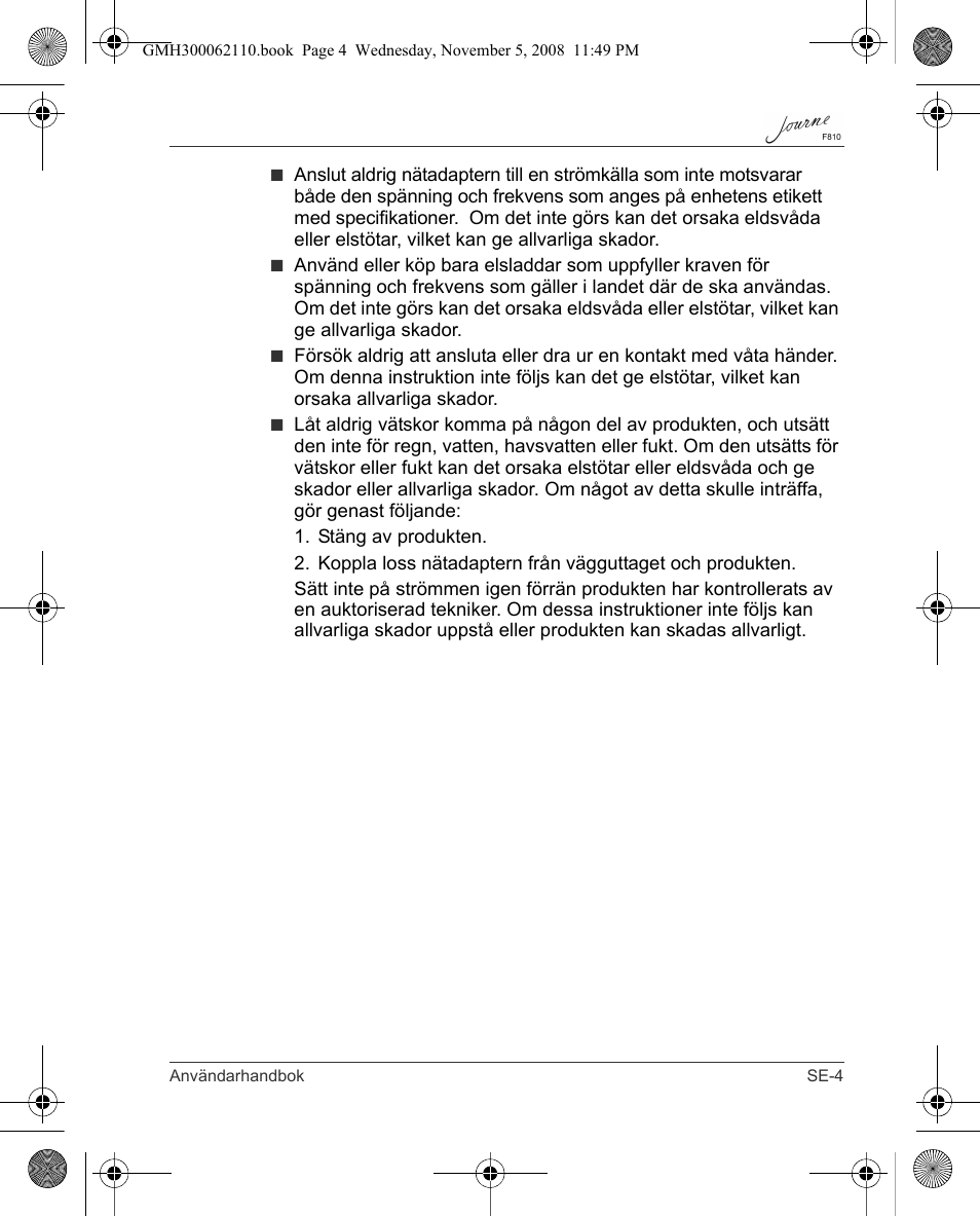 Toshiba JournE F810 User Manual | Page 283 / 308