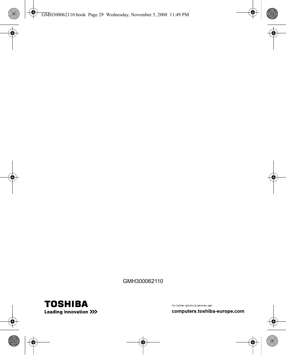 Toshiba JournE F810 User Manual | Page 308 / 308