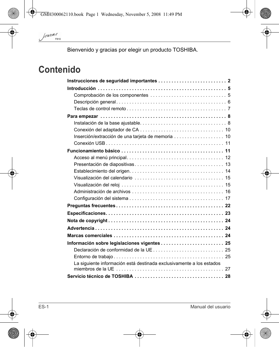 Toshiba JournE F810 User Manual | Page 86 / 308