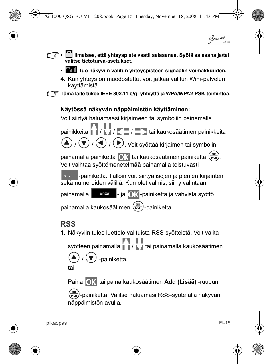 Toshiba JournE Air1000 User Manual | Page 109 / 256