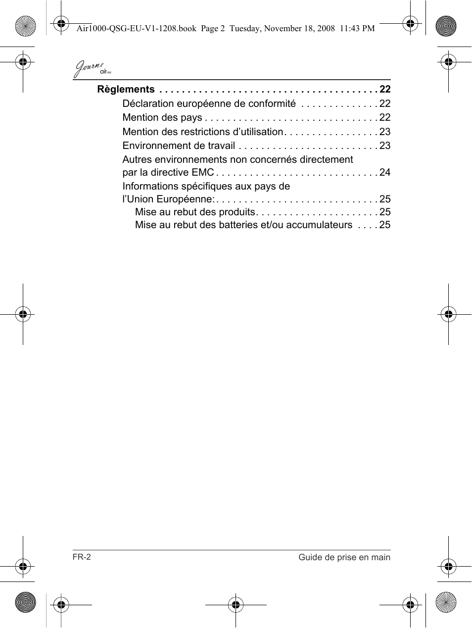 Toshiba JournE Air1000 User Manual | Page 118 / 256