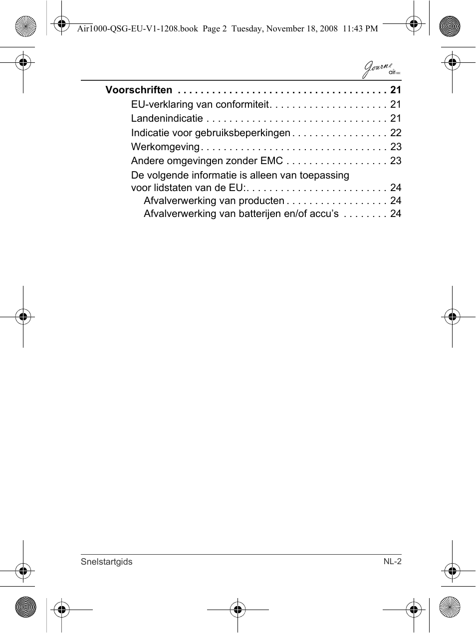 Toshiba JournE Air1000 User Manual | Page 165 / 256
