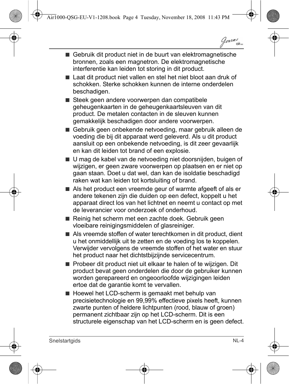 Toshiba JournE Air1000 User Manual | Page 167 / 256