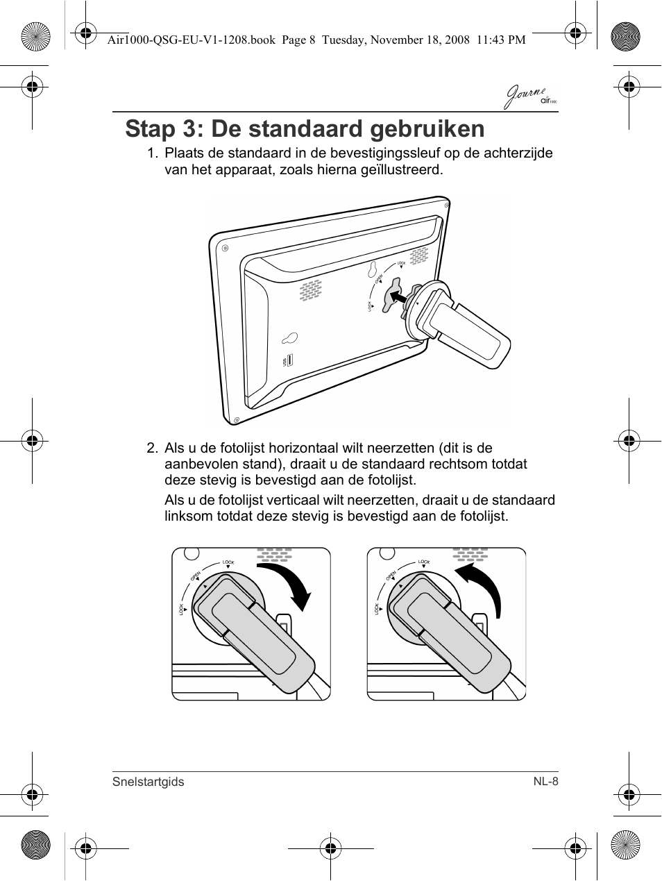 Stap 3: de standaard gebruiken | Toshiba JournE Air1000 User Manual | Page 171 / 256