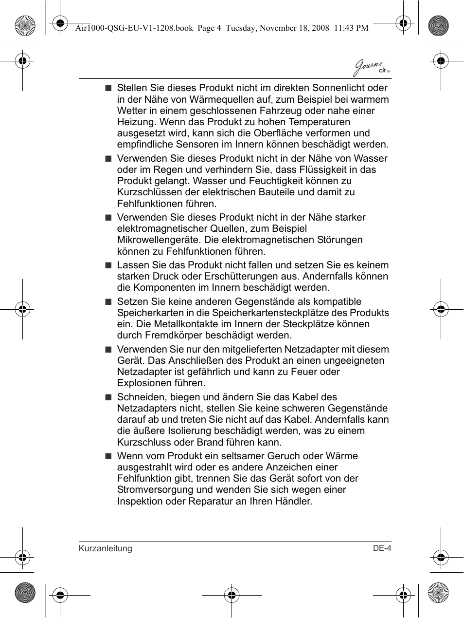 Toshiba JournE Air1000 User Manual | Page 27 / 256