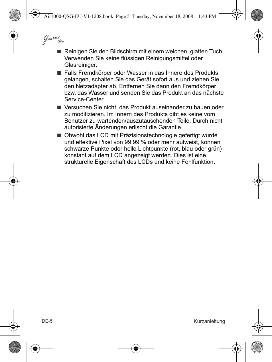 Toshiba JournE Air1000 User Manual | Page 28 / 256
