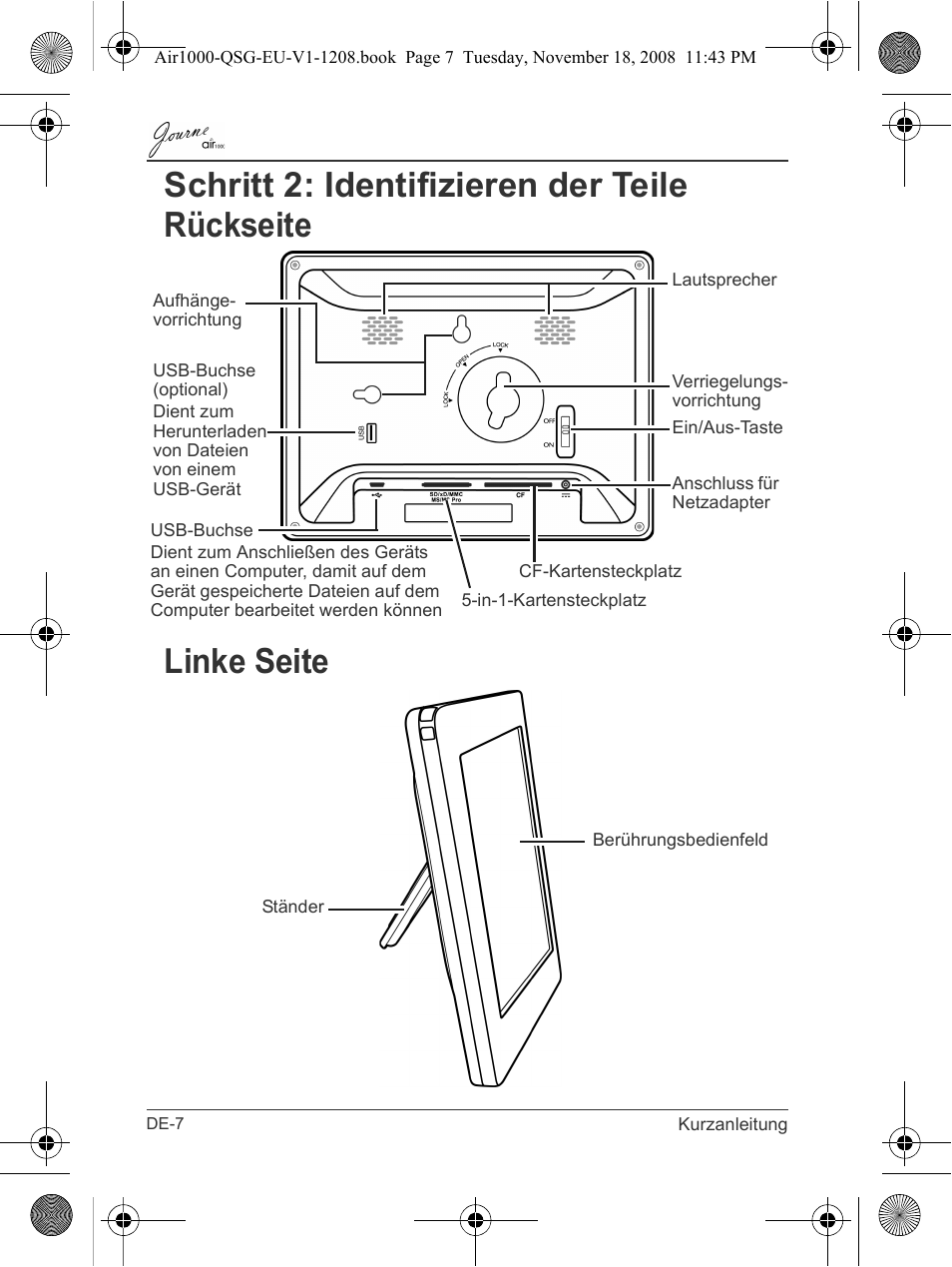 Toshiba JournE Air1000 User Manual | Page 30 / 256