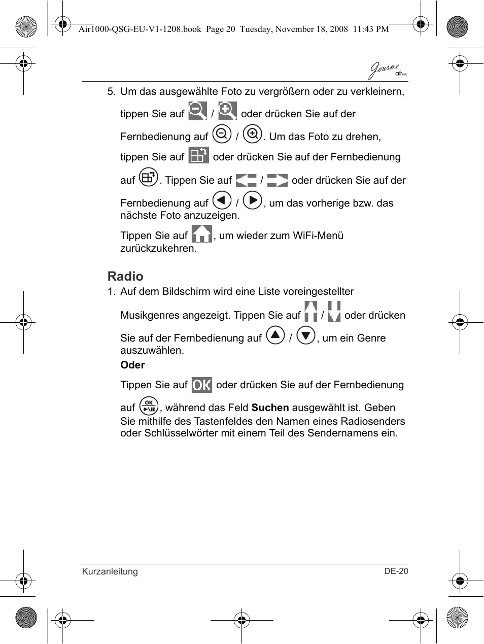 Radio | Toshiba JournE Air1000 User Manual | Page 43 / 256