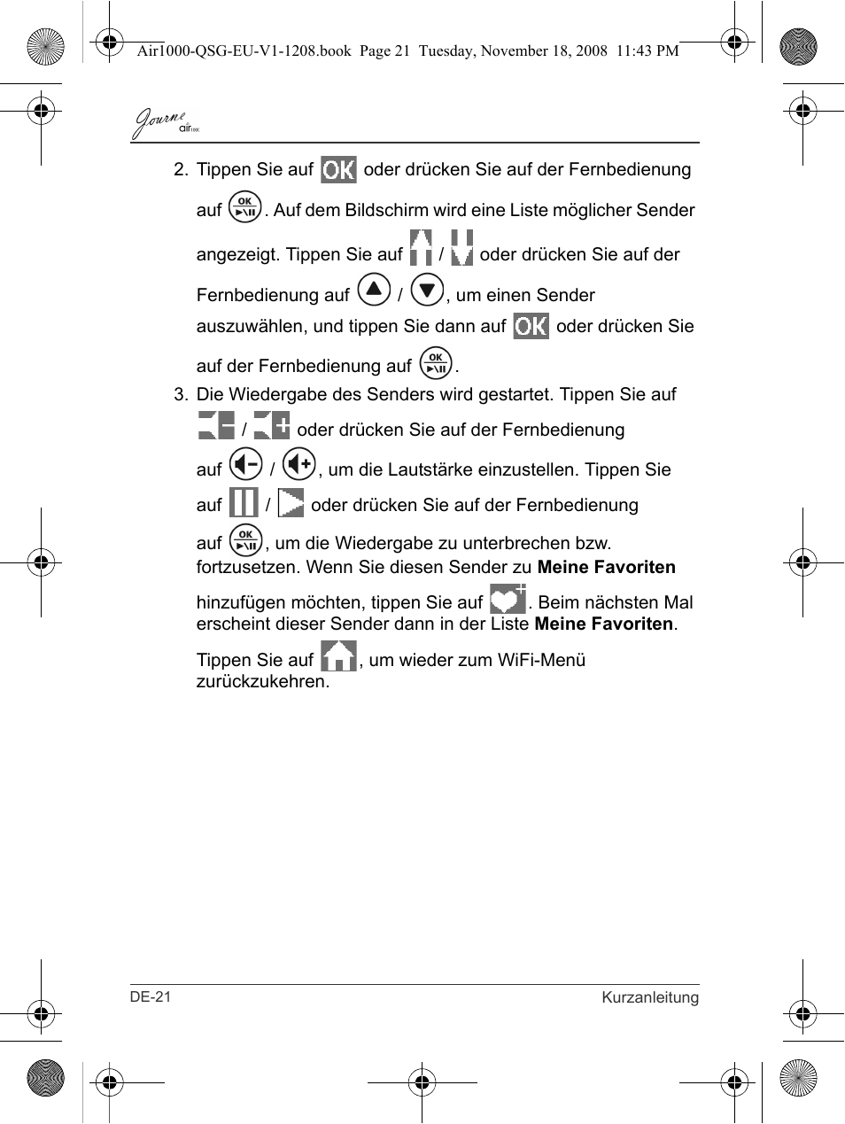 Toshiba JournE Air1000 User Manual | Page 44 / 256