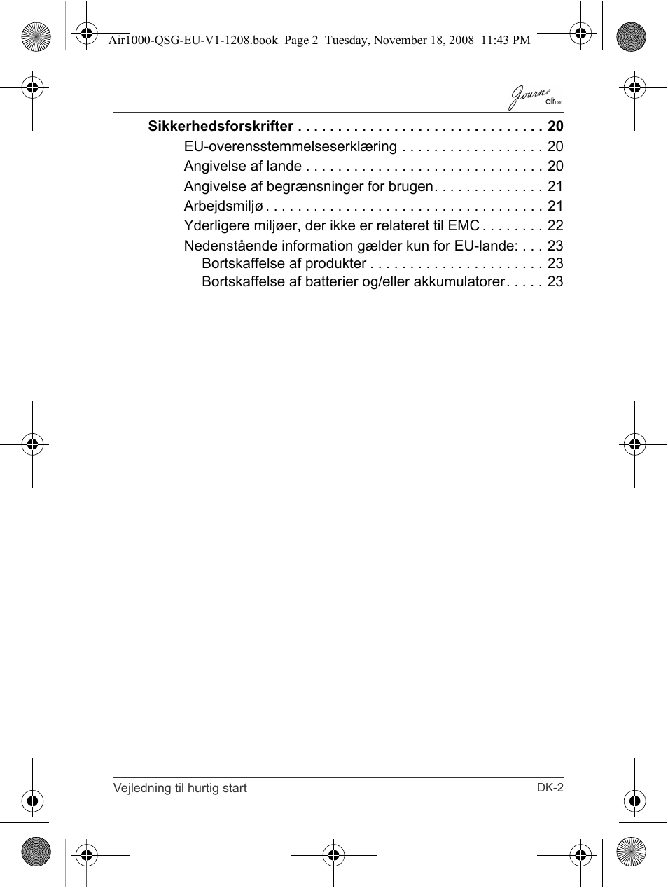 Toshiba JournE Air1000 User Manual | Page 51 / 256