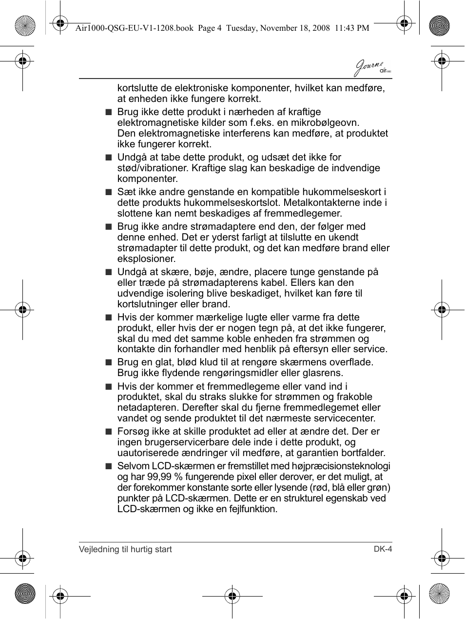 Toshiba JournE Air1000 User Manual | Page 53 / 256