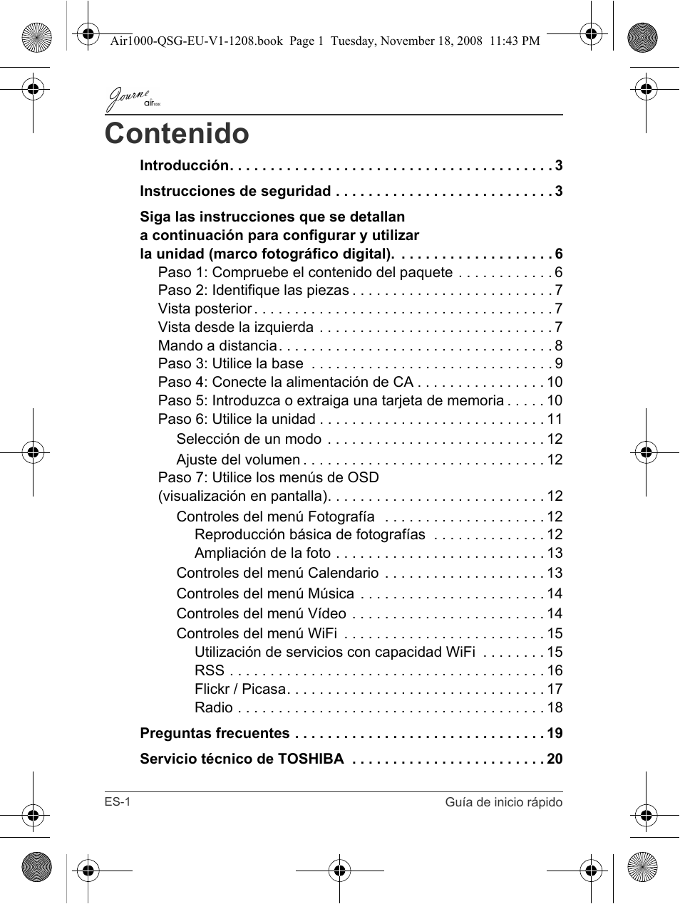 Toshiba JournE Air1000 User Manual | Page 72 / 256