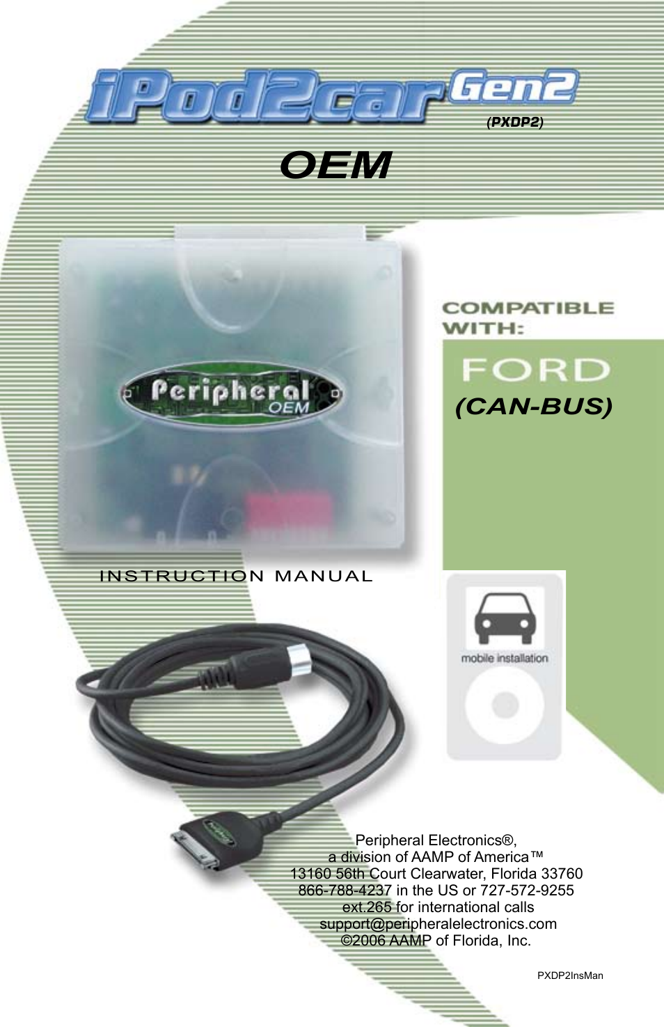 AAMP of America PXDP2 User Manual | 16 pages