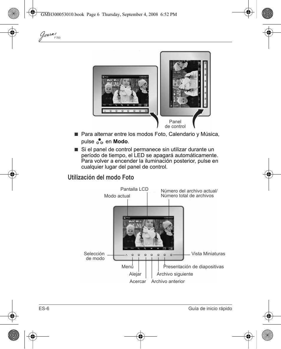 Utilización del modo foto | Toshiba JOURNE F700 User Manual | Page 34 / 102