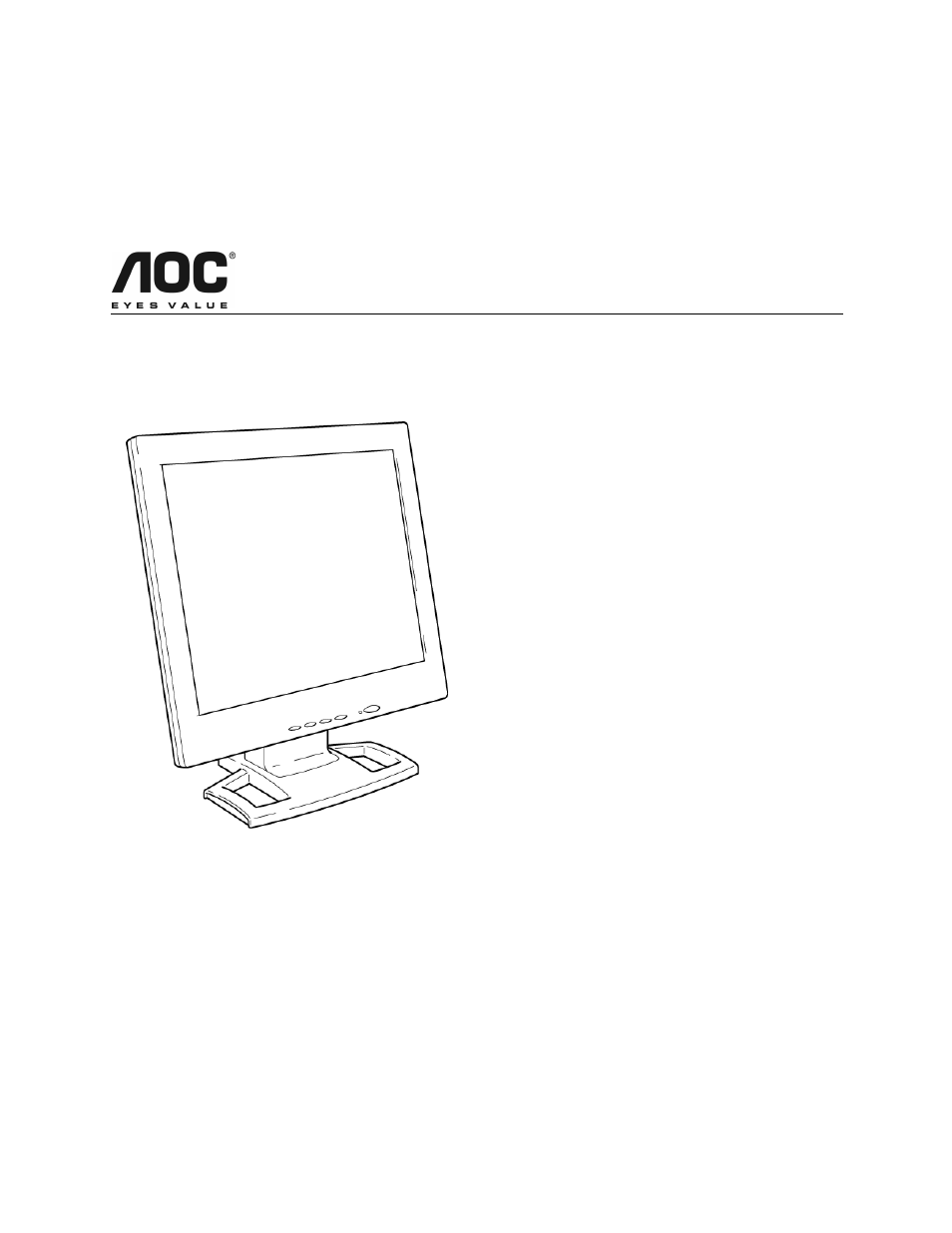 AOC LM720BGE User Manual | 19 pages