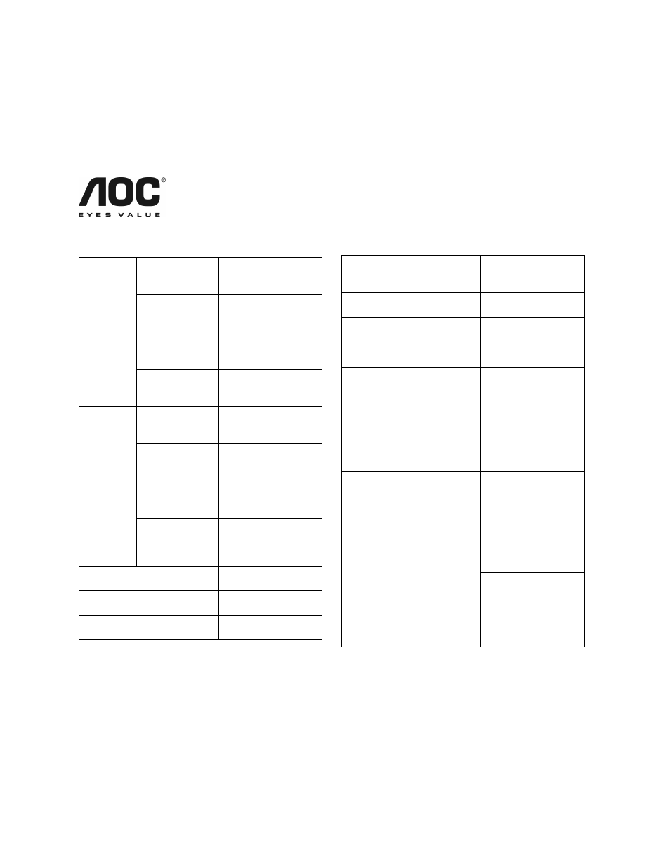Appendix, Aoc lm720bge, Specifications | AOC LM720BGE User Manual | Page 16 / 19