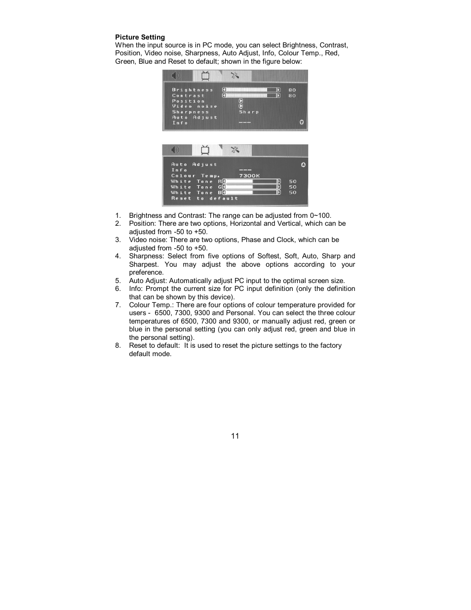 AOC L15X421 User Manual | Page 13 / 32