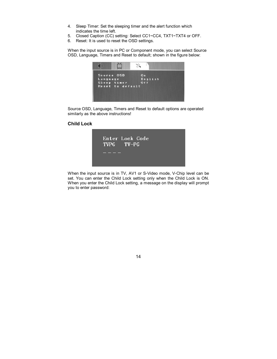 AOC L15X421 User Manual | Page 16 / 32